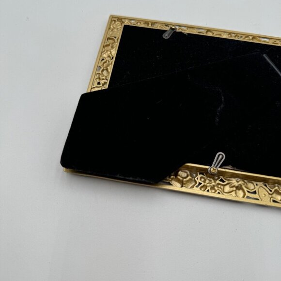 4 x 6 enameled photo frame flower floral home decor colorful blue red green - Picture 12 of 12